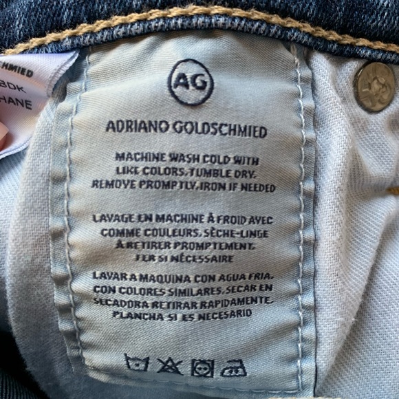 AG The Legging Raw Hem Ankle Skinny Jeans 12 Yrs - Picture 12 of 16